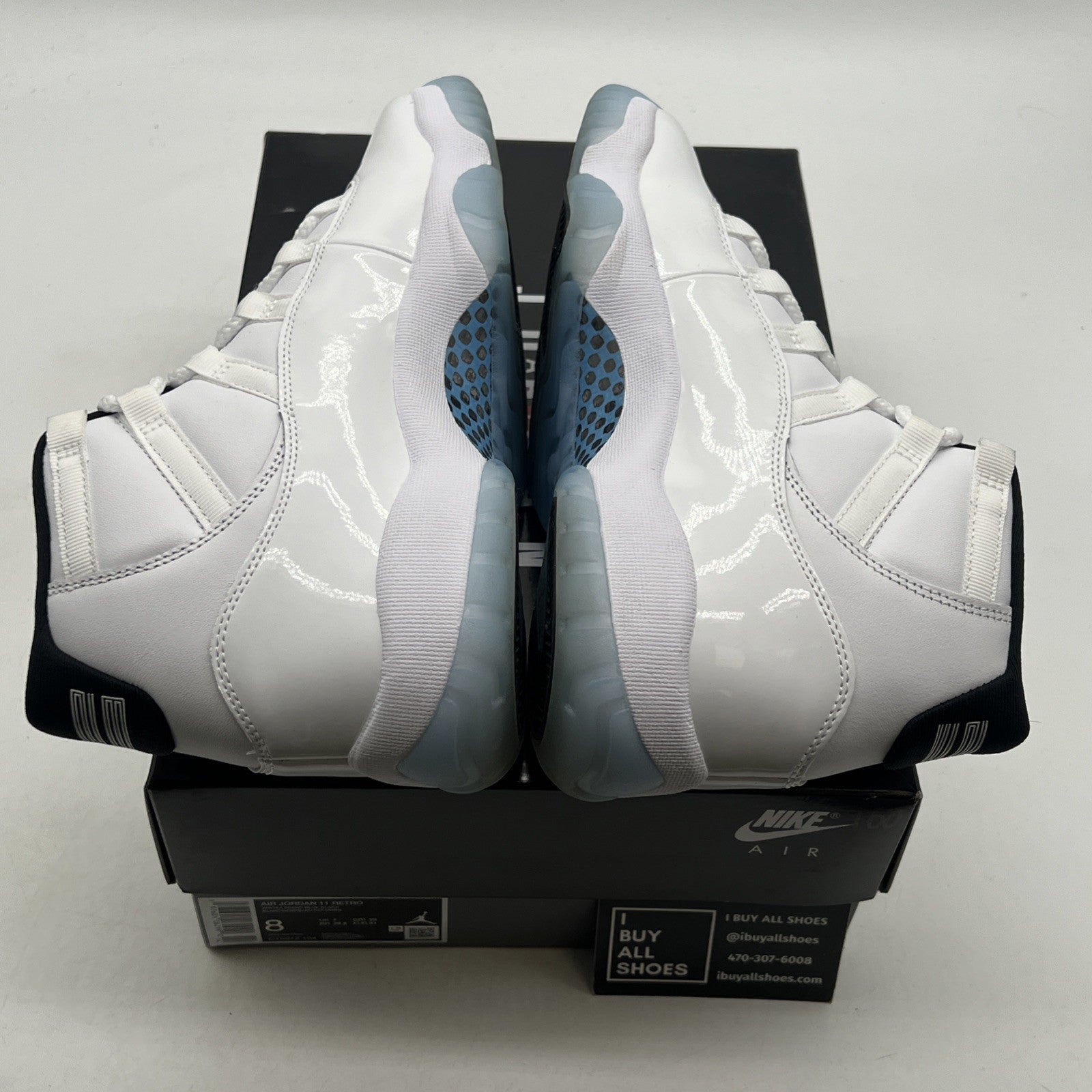 Size 8 - Air Jordan 11 Retro 2024 Legend Blue / Columbia (CT8012-104)