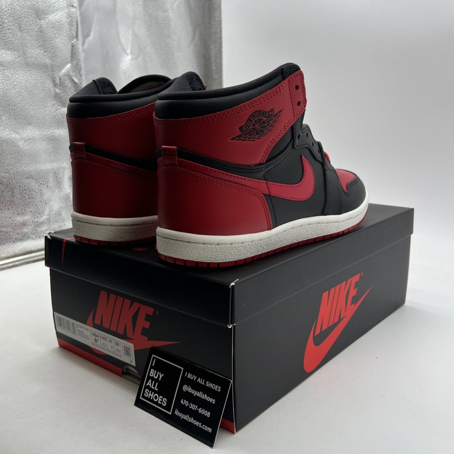Size 8.5 - Air Jordan 1 Retro '85 OG 2025 High Bred / Banned (HV6674-067)
