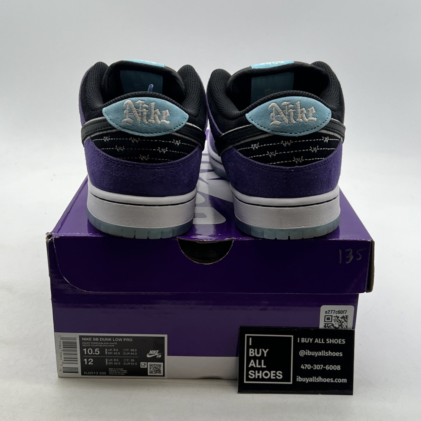 Size 10.5 - Nike Hayley Wilson x Dunk SB Low Court Purple (HJ0513-500)