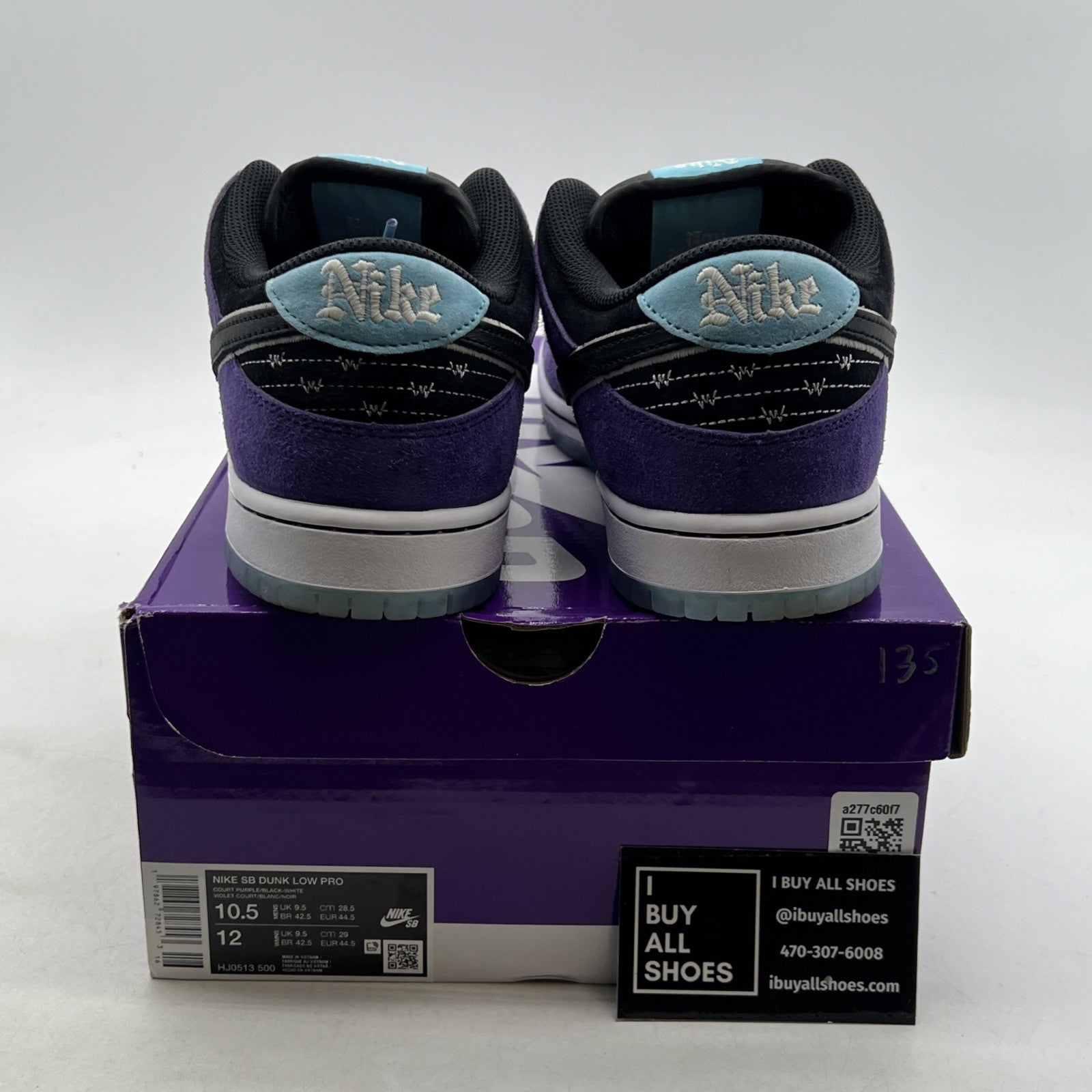Size 10.5 - Nike Hayley Wilson x Dunk SB Low Court Purple (HJ0513-500)