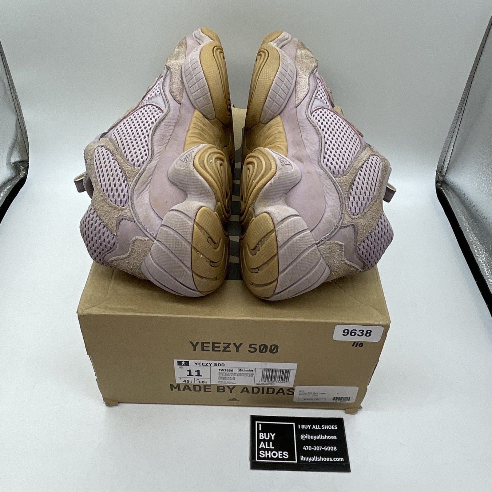 Size 11 - adidas Yeezy 500 Soft Vision Purple Suede Leather (FW2656)