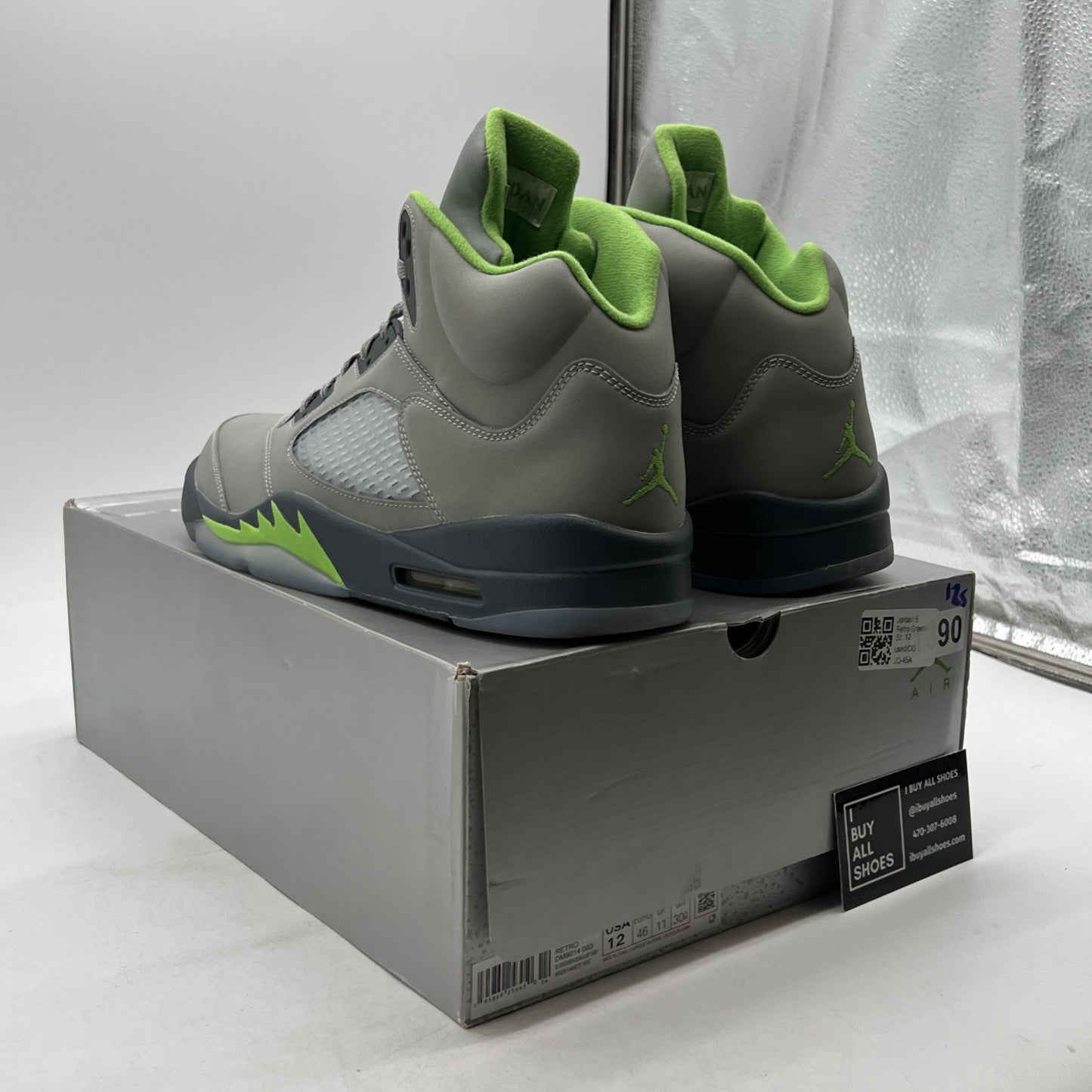 Size 12 - Air Jordan 5 Retro Green Bean (DM9014-003)