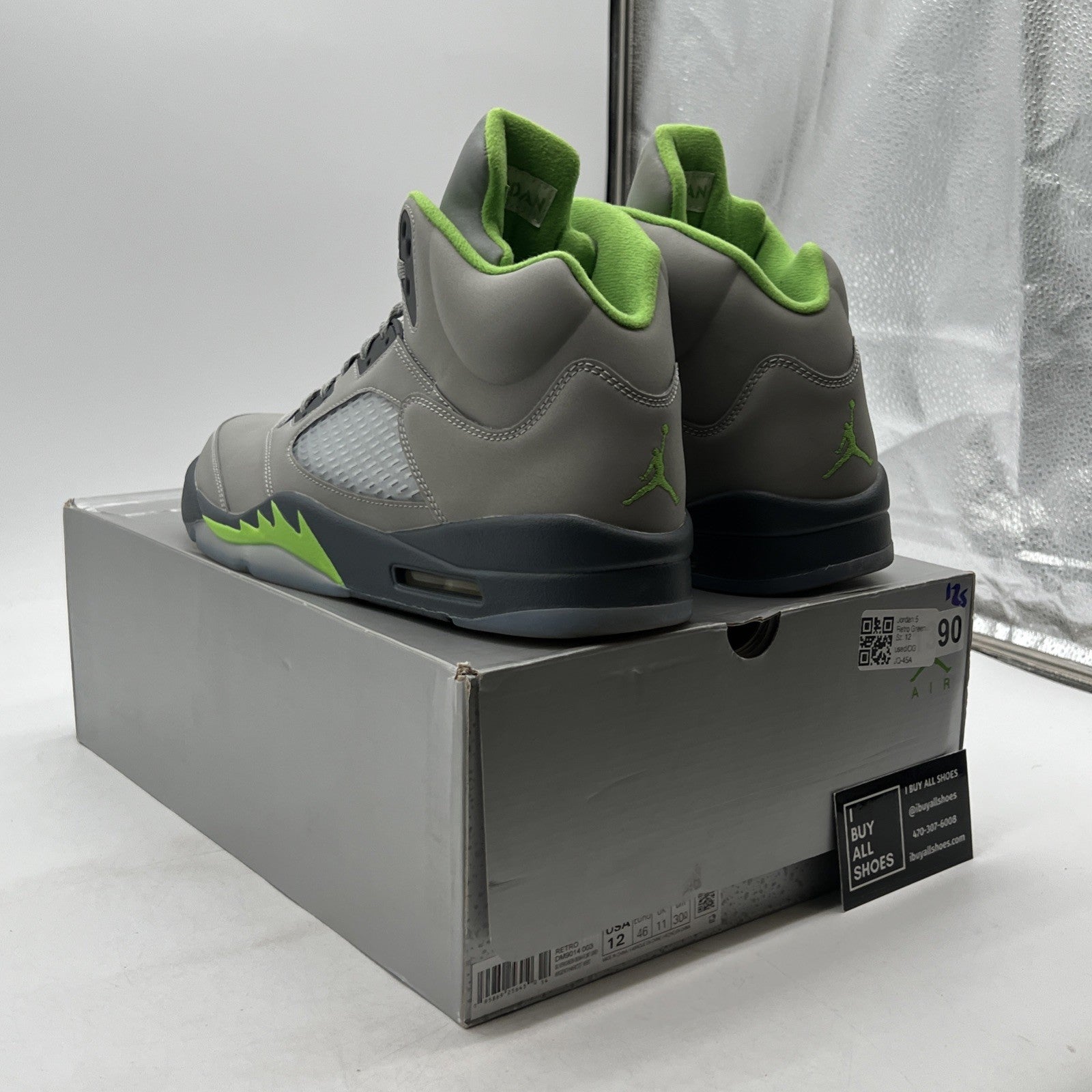 Size 12 - Air Jordan 5 Retro Green Bean (DM9014-003)