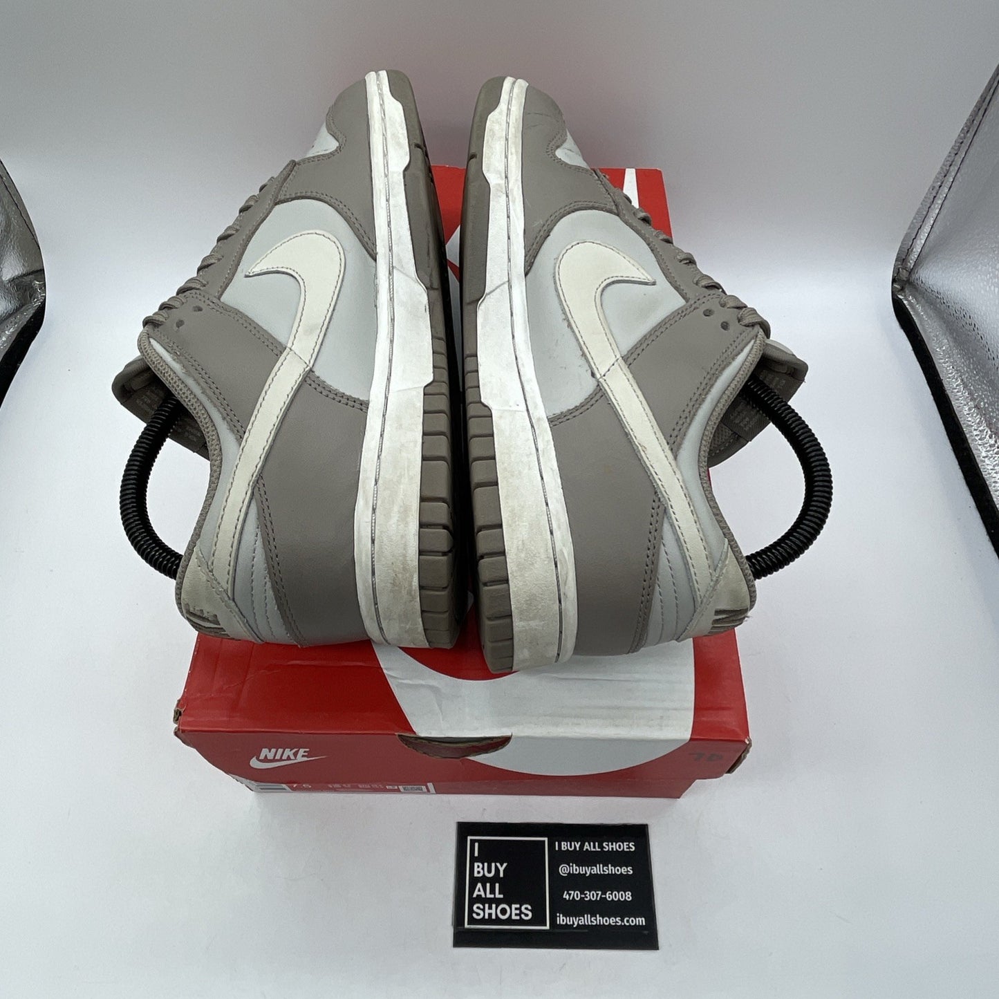 Size 9W - Nike Dunk Low Moon Fossil (FD0792-001)