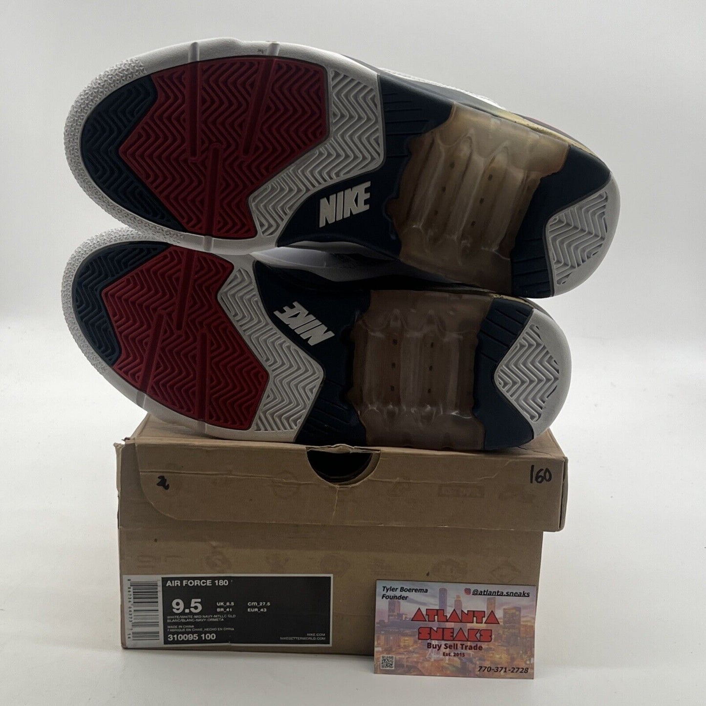 Size 9.5 - Nike Air Force 180 2012 Dream Team (310095-100)