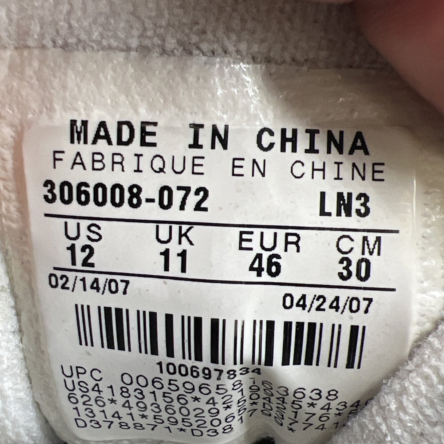 Size 12 - Air Jordan 11 Retro IE Low Silver (306008-072)