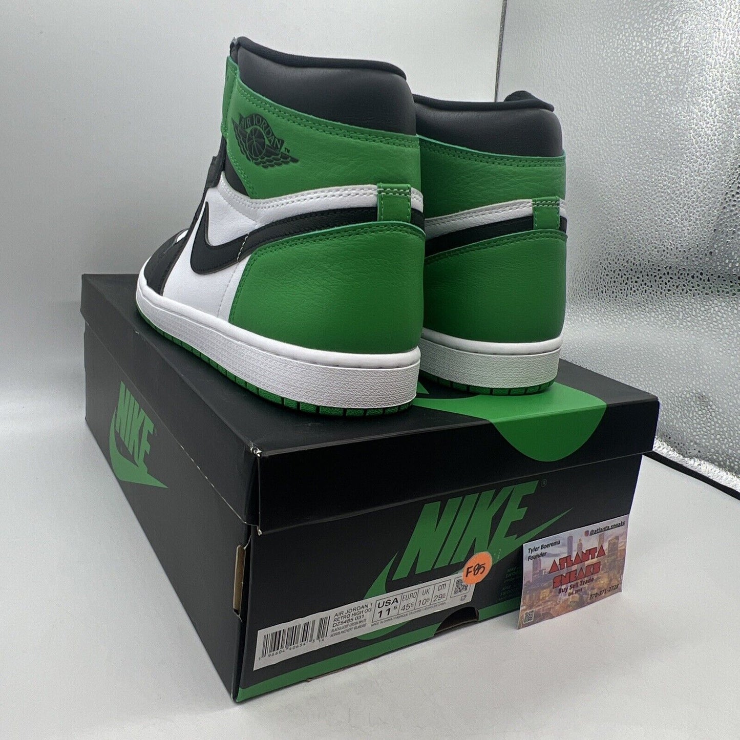 Size 11.5 - Jordan 1 Retro OG High Lucky Green Brand New Og All