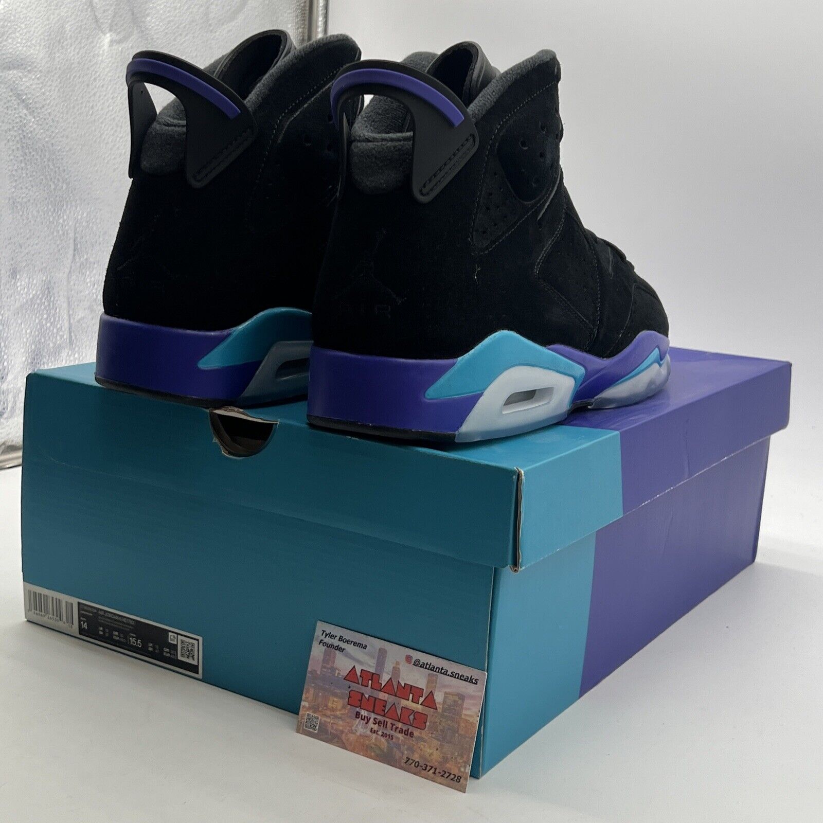 Size 14 - Air Jordan 6 Retro Aqua (CT8529-004)