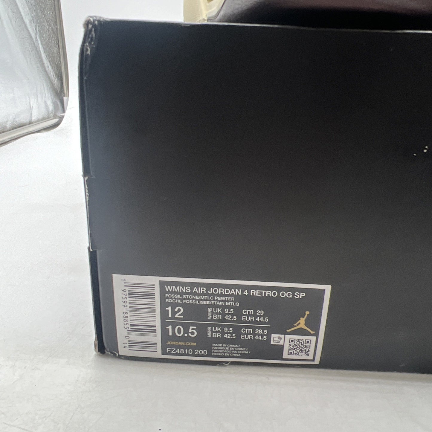 Size 12 - A Ma Maniére x Air Jordan 4 Retro While You Were Sleeping W FZ4810-200