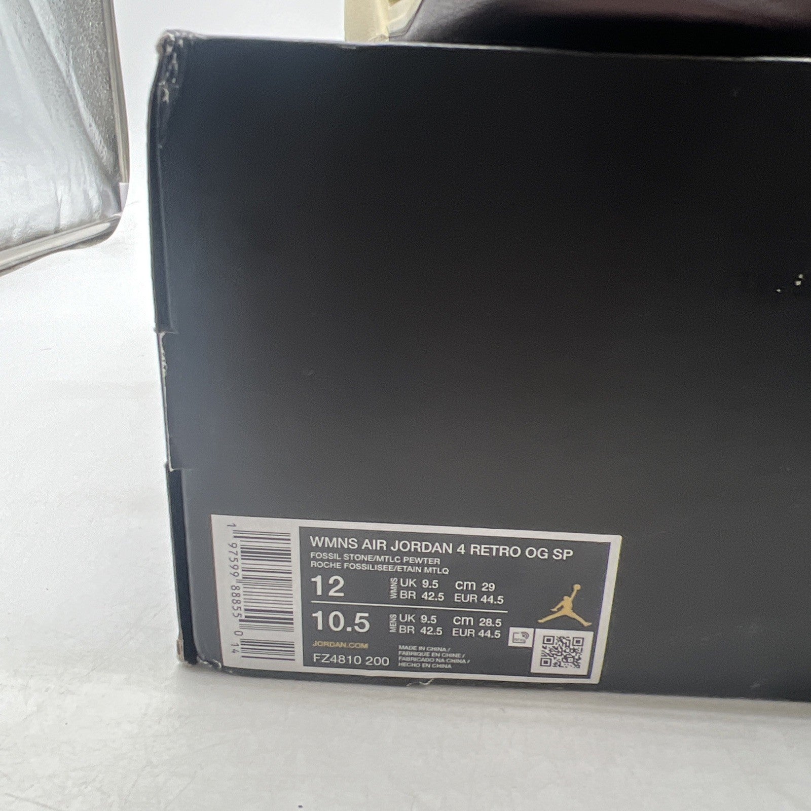 Size 12 - A Ma Maniére x Air Jordan 4 Retro While You Were Sleeping W FZ4810-200