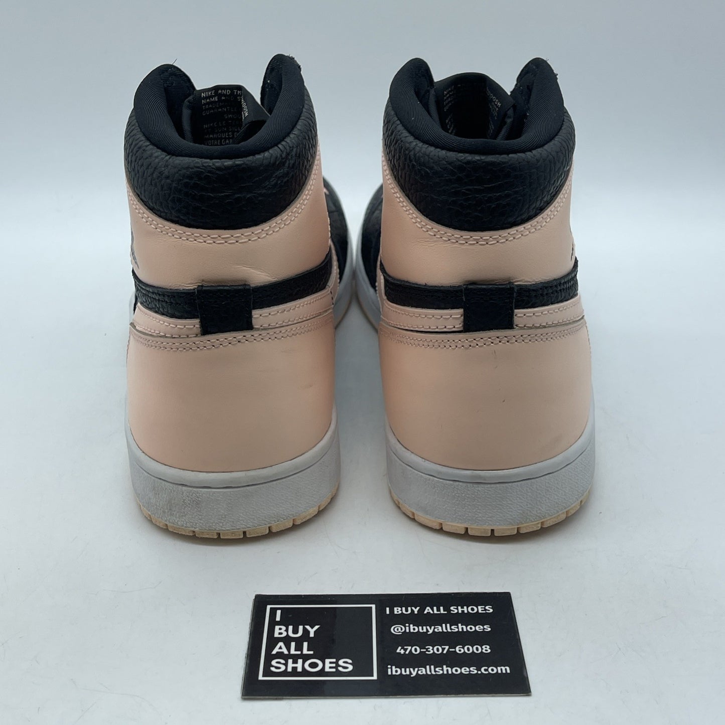 Size 10 - Air Jordan 1 Retro OG High Crimson Tint Black Leather (555088-081)