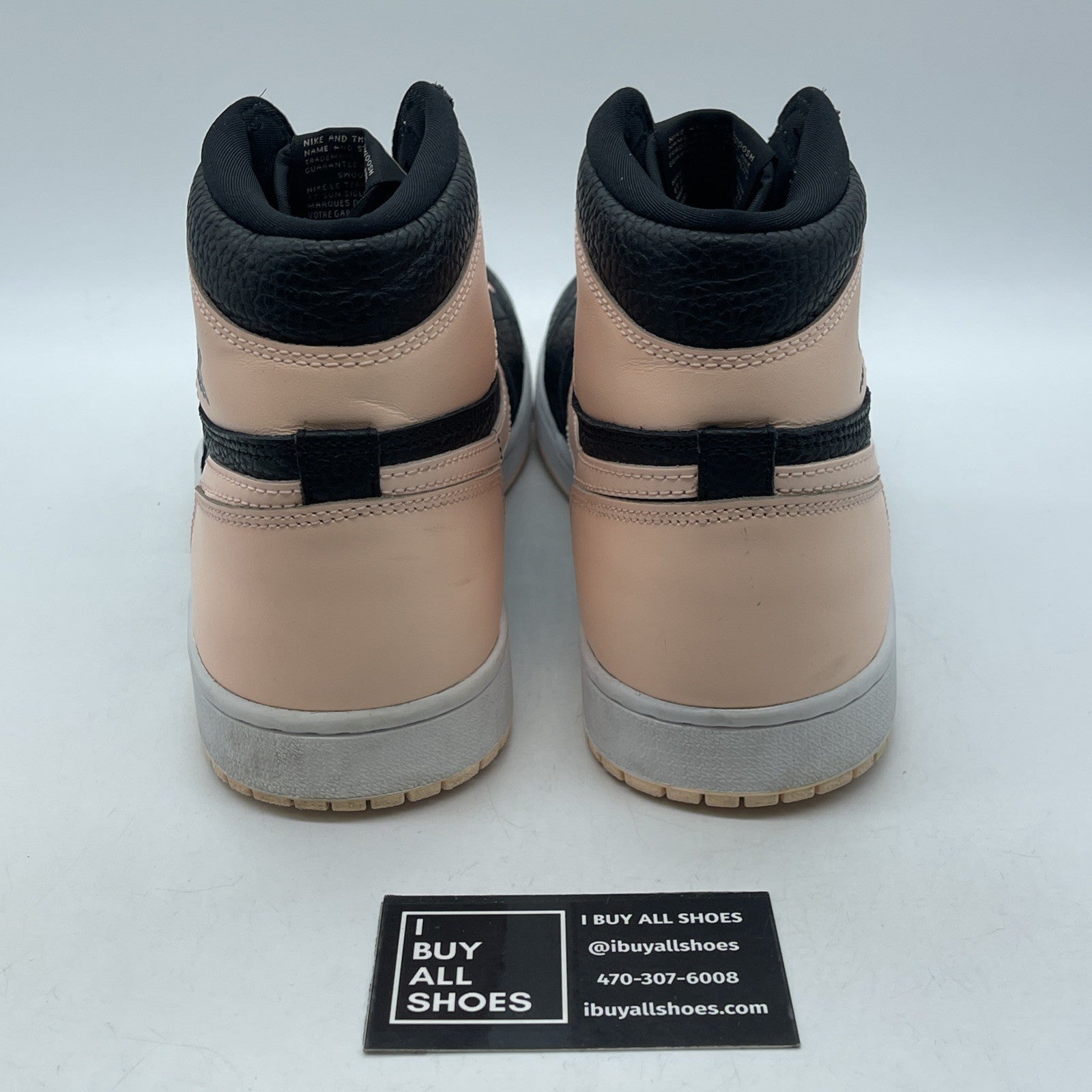 Size 10 - Air Jordan 1 Retro OG High Crimson Tint Black Leather (555088-081)