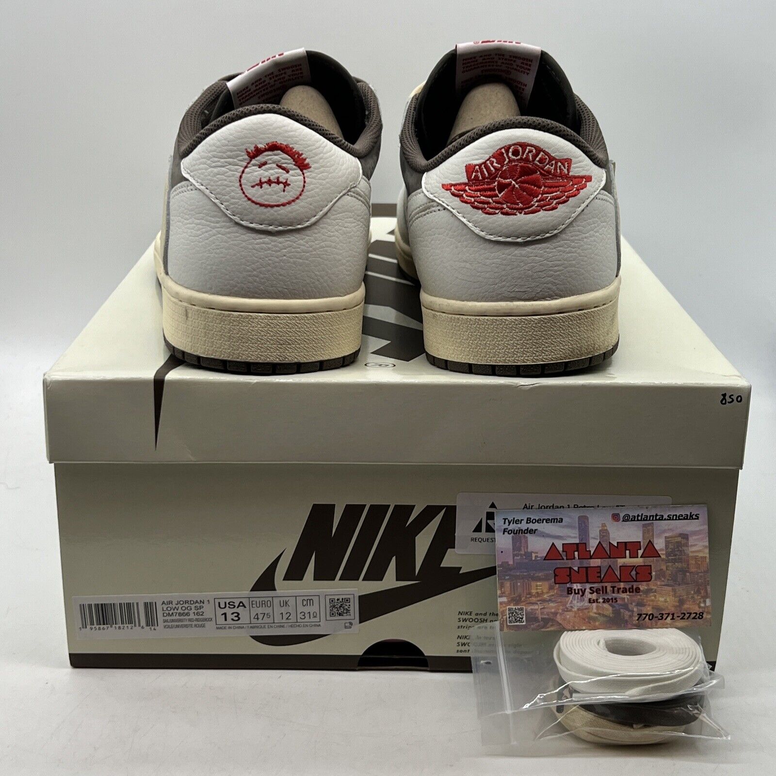 Size 13 - Jordan 1 Low OG x Travis Scott Reverse Mocha White (DM7866-162)