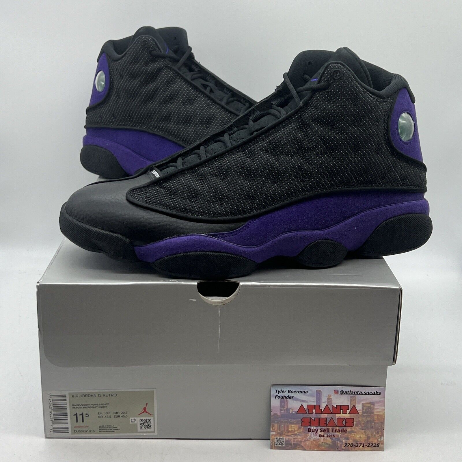 Size 11.5 - Jordan 13 Retro Court Purple Brand New Og All