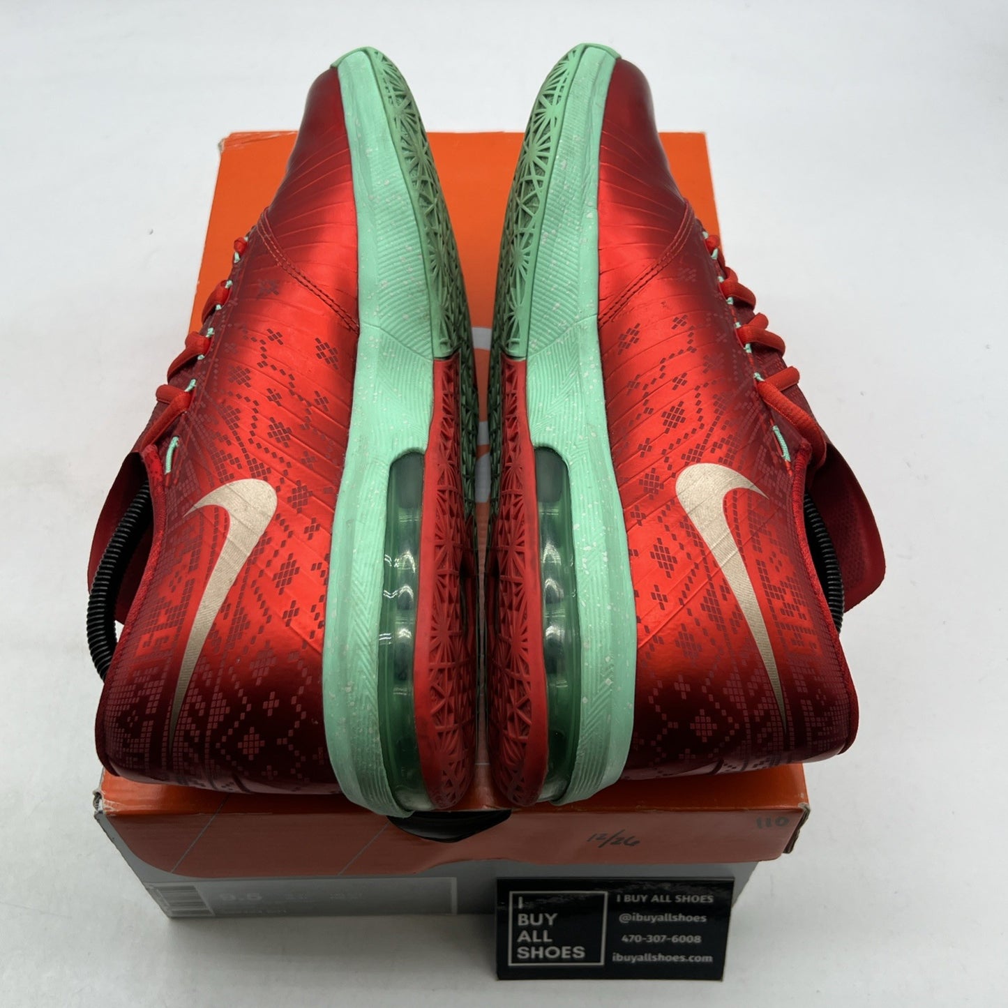 Size 9.5 - Nike KD 6 Christmas - (599424-601)
