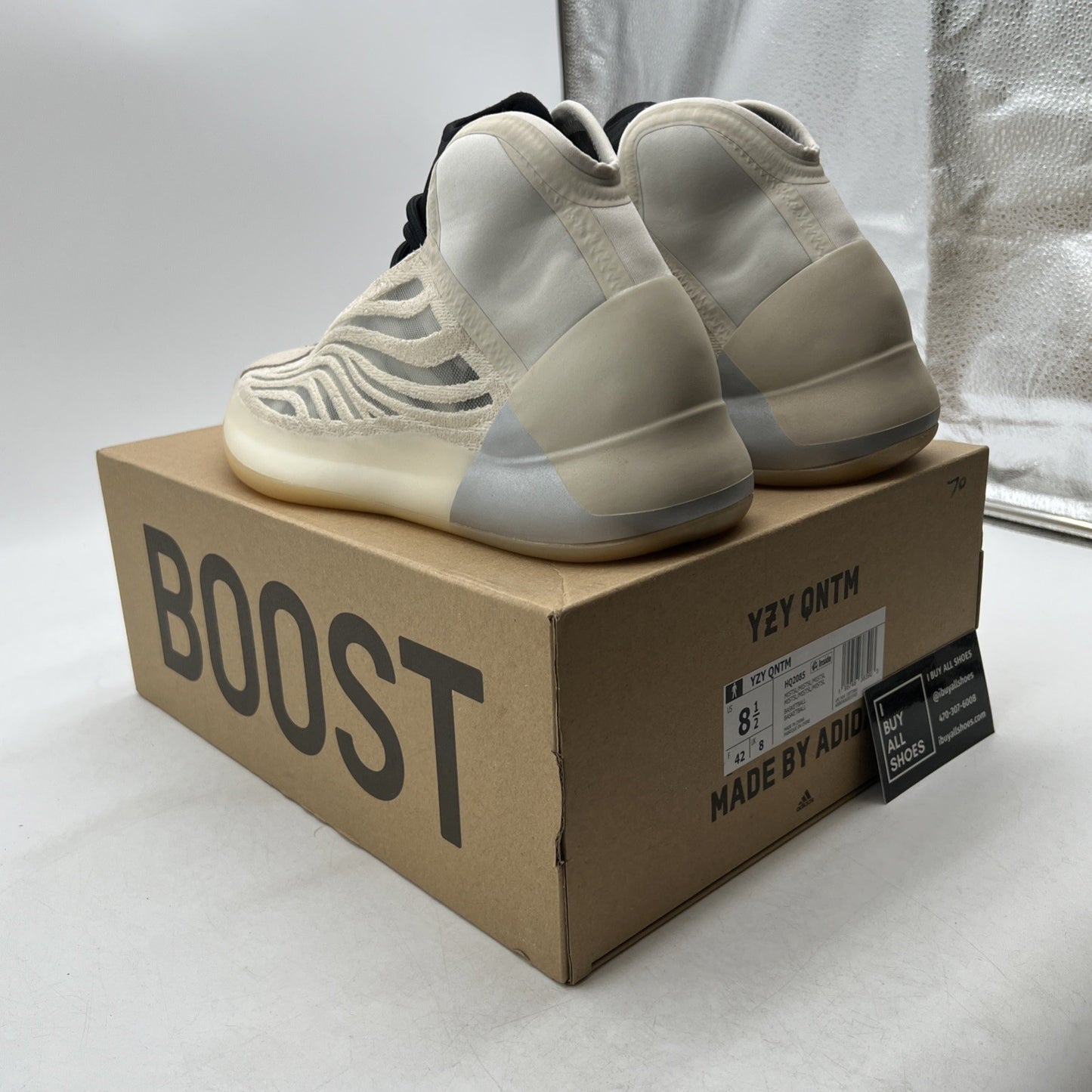Size 8.5 - adidas Yeezy Quantum Mist Slate (HQ2085)