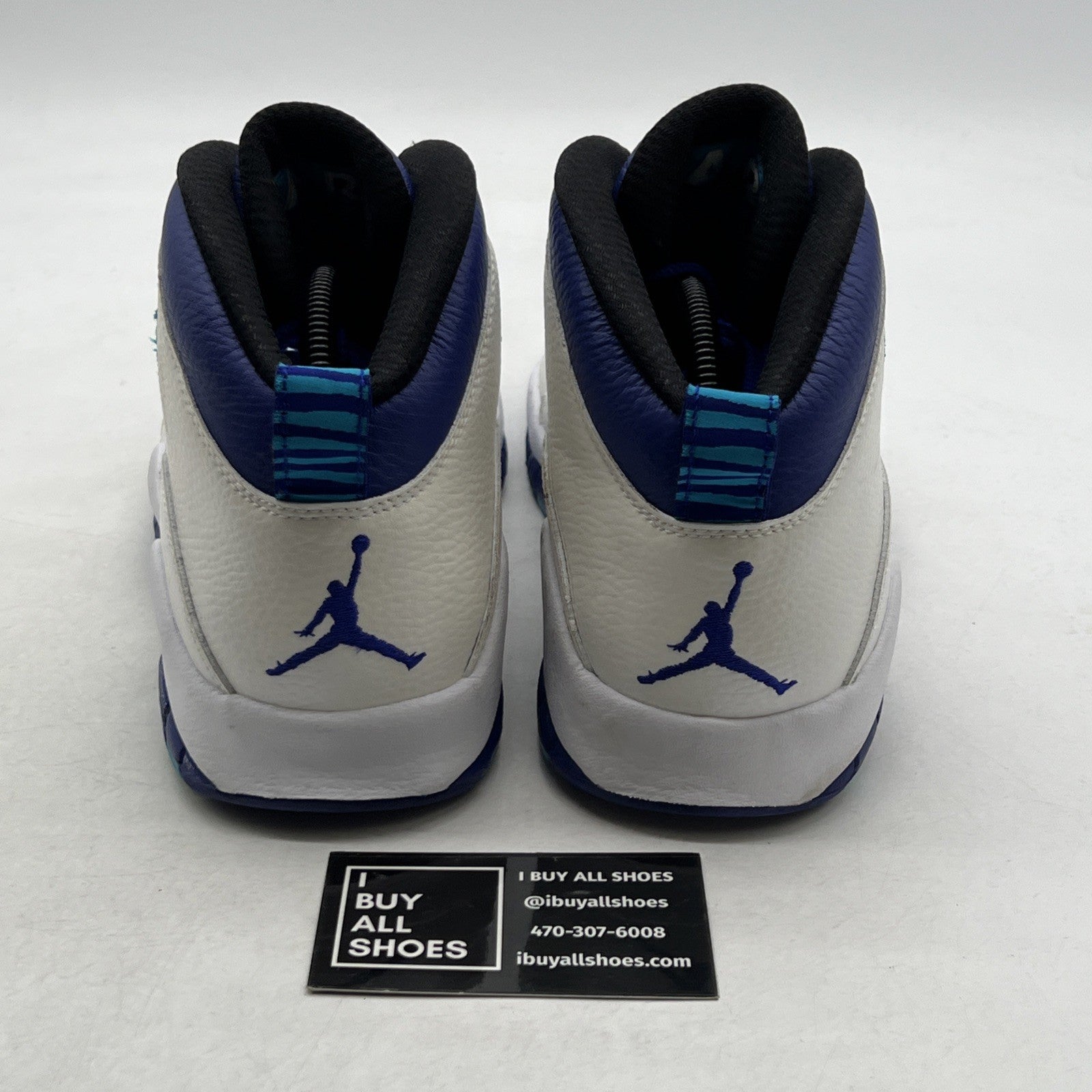 Size 9.5 - Air Jordan 10 Retro Charlotte Hornets (310805-107)