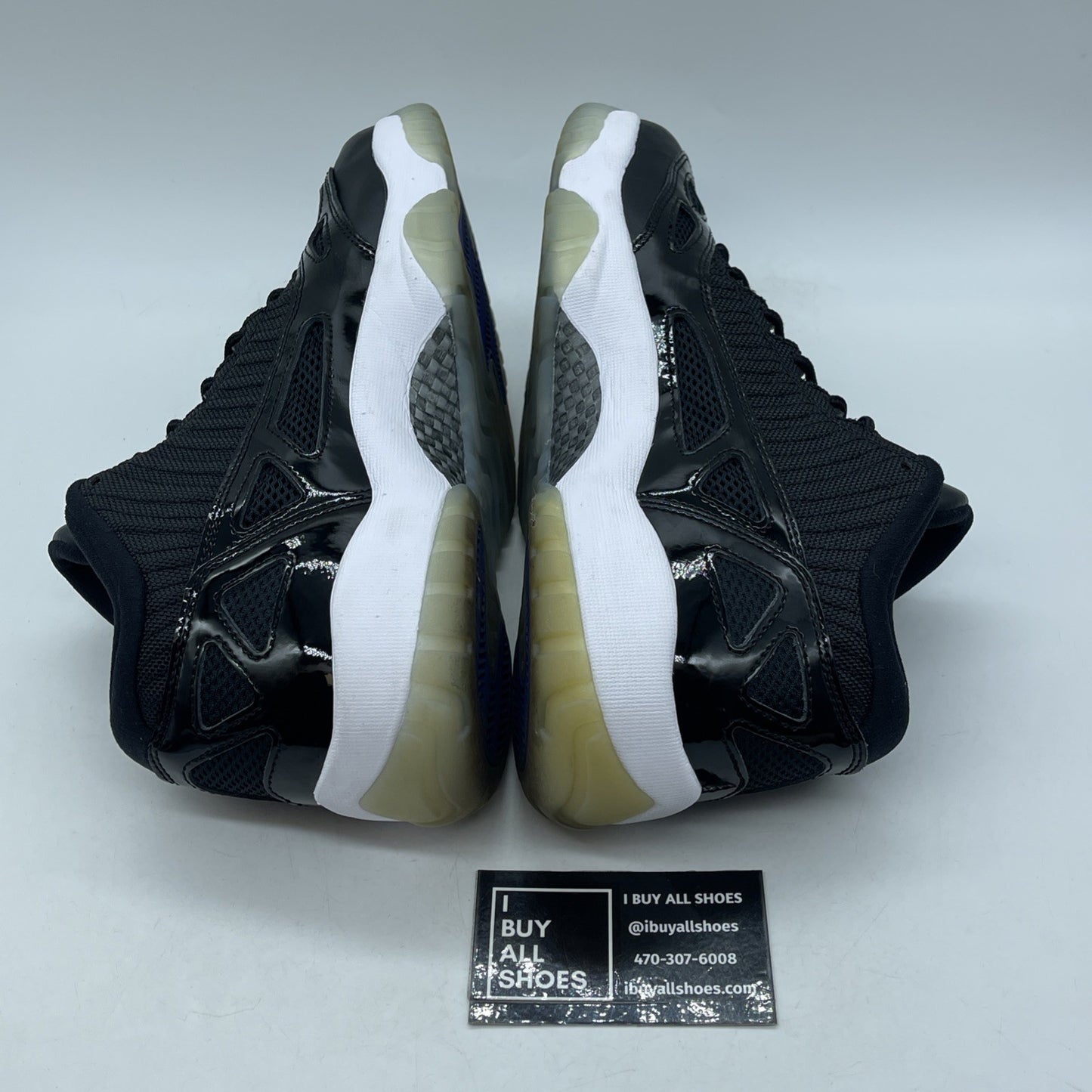 Size 10 - Air Jordan 11 Retro IE Low Space Jam Black Suede Leather (919712-041)