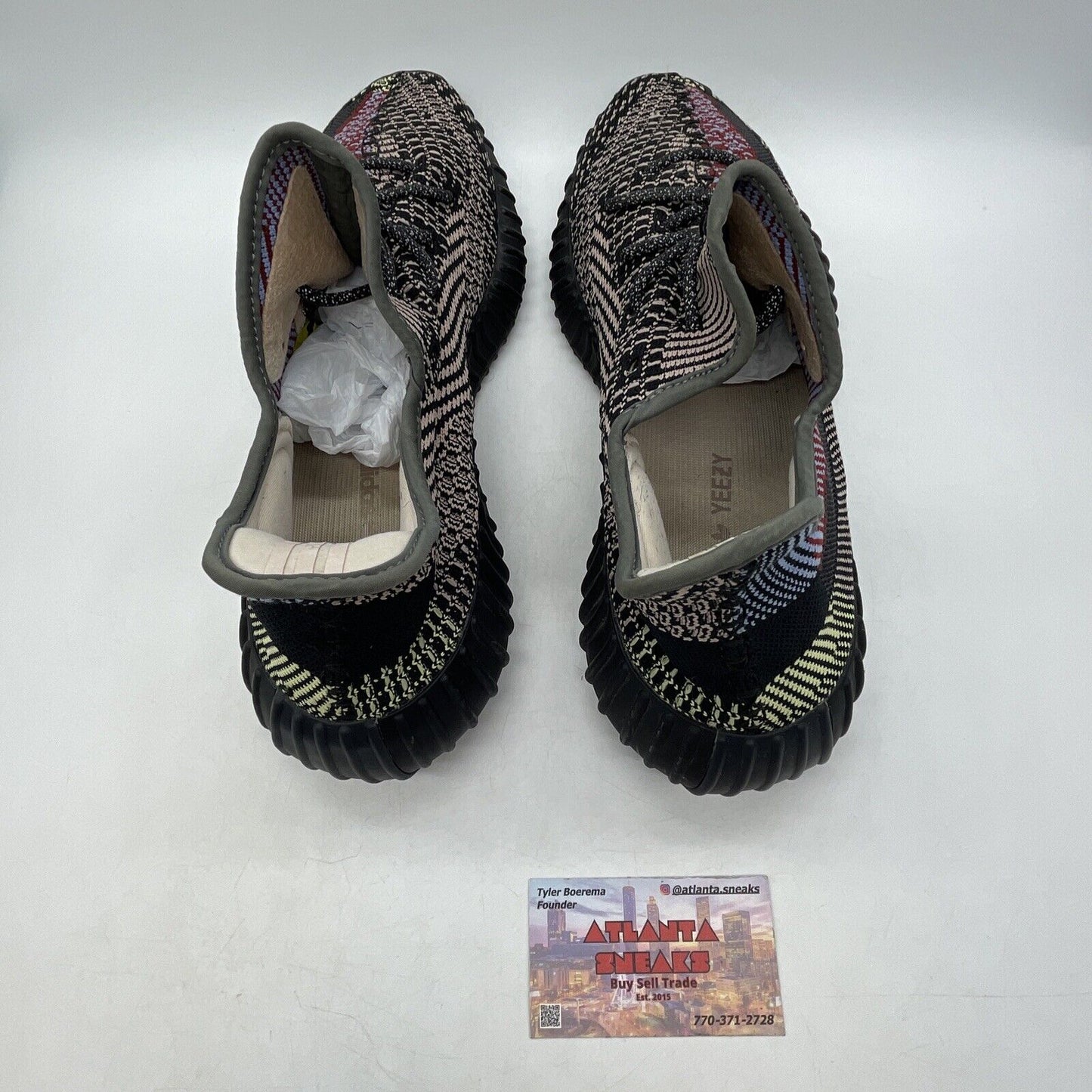 Size 13.5 - adidas Yeezy Boost 350 V2 Yecheil Non-Reflective Black Red (FW5190)