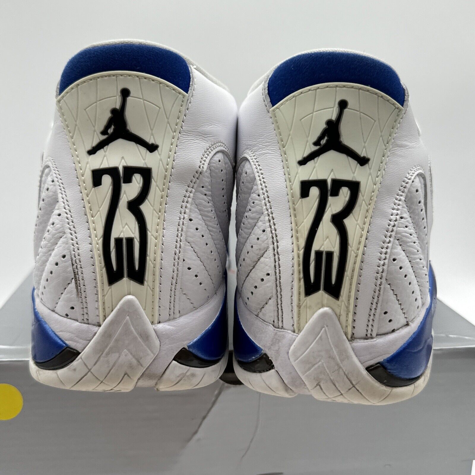 Size 12 - Jordan 14 Retro Hyper Royal 2020 White Leather Blue Royal OG All