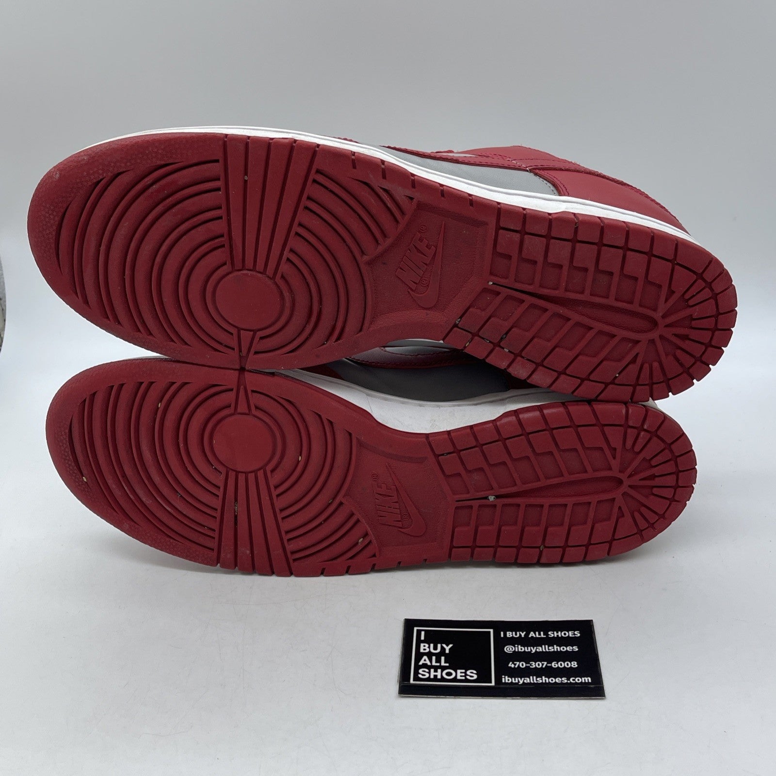Size 13 - Nike Dunk Low SP UNLV Grey Red Leather (DD1391-002)