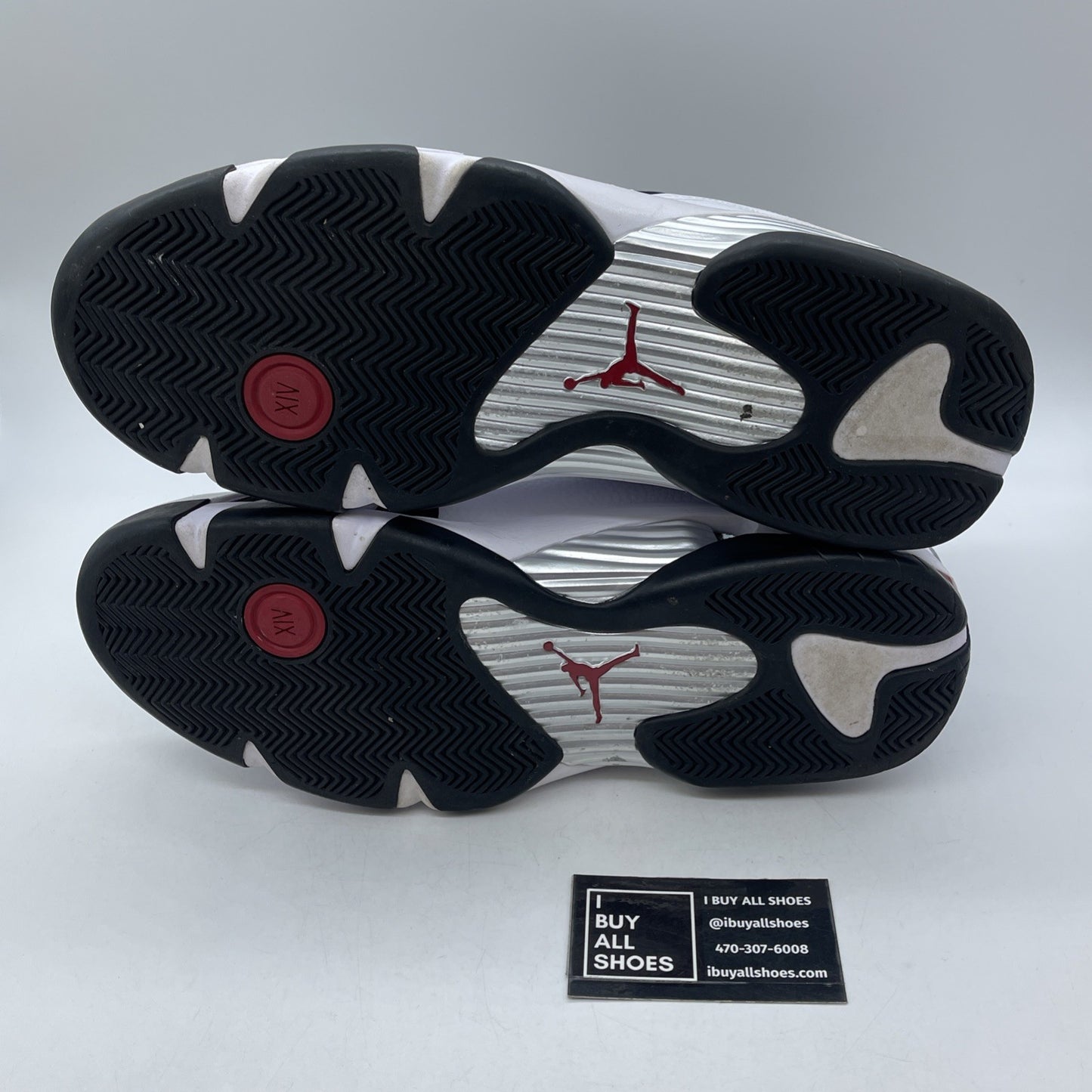 Size 13 - Air Jordan 14 Retro 2024 Black Toe White Suede Leather (487471-160)