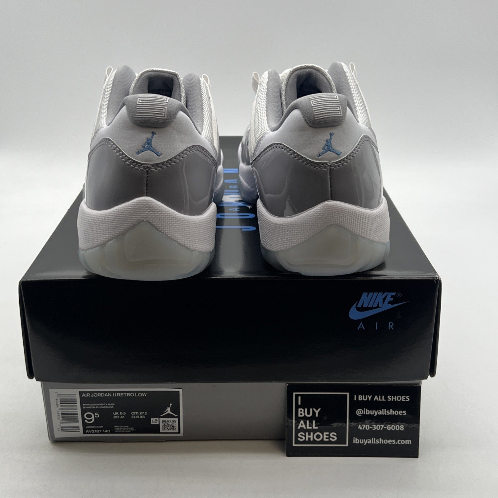 Size 9.5 - Air Jordan 11 Retro Low Cement Grey (AV2187-140)