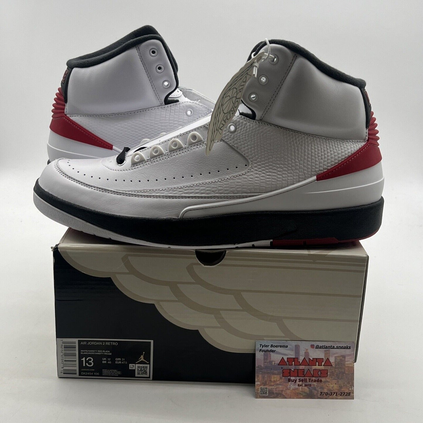 Size 13 - Air Jordan 2 Retro Mid Chicago (DX2454-106)