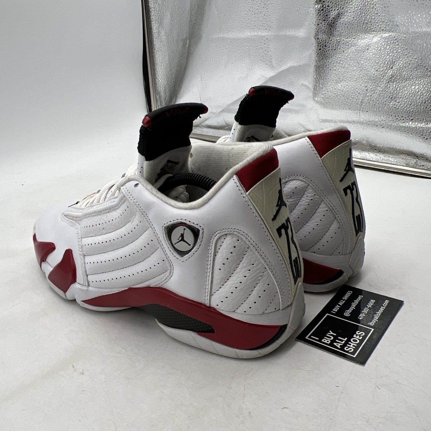 Size 9 - Air Jordan 14 Retro 2012 Candy Cane (487471-101)