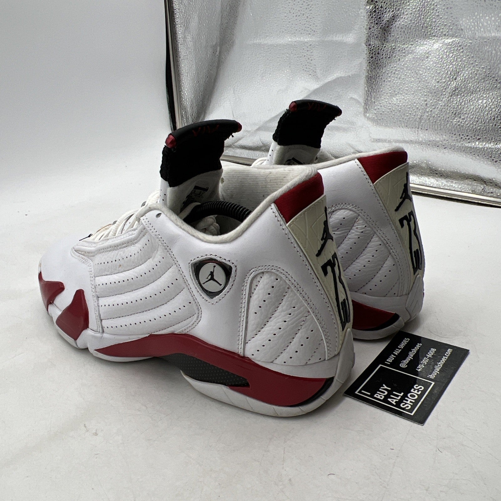 Size 9 - Air Jordan 14 Retro 2012 Candy Cane (487471-101)