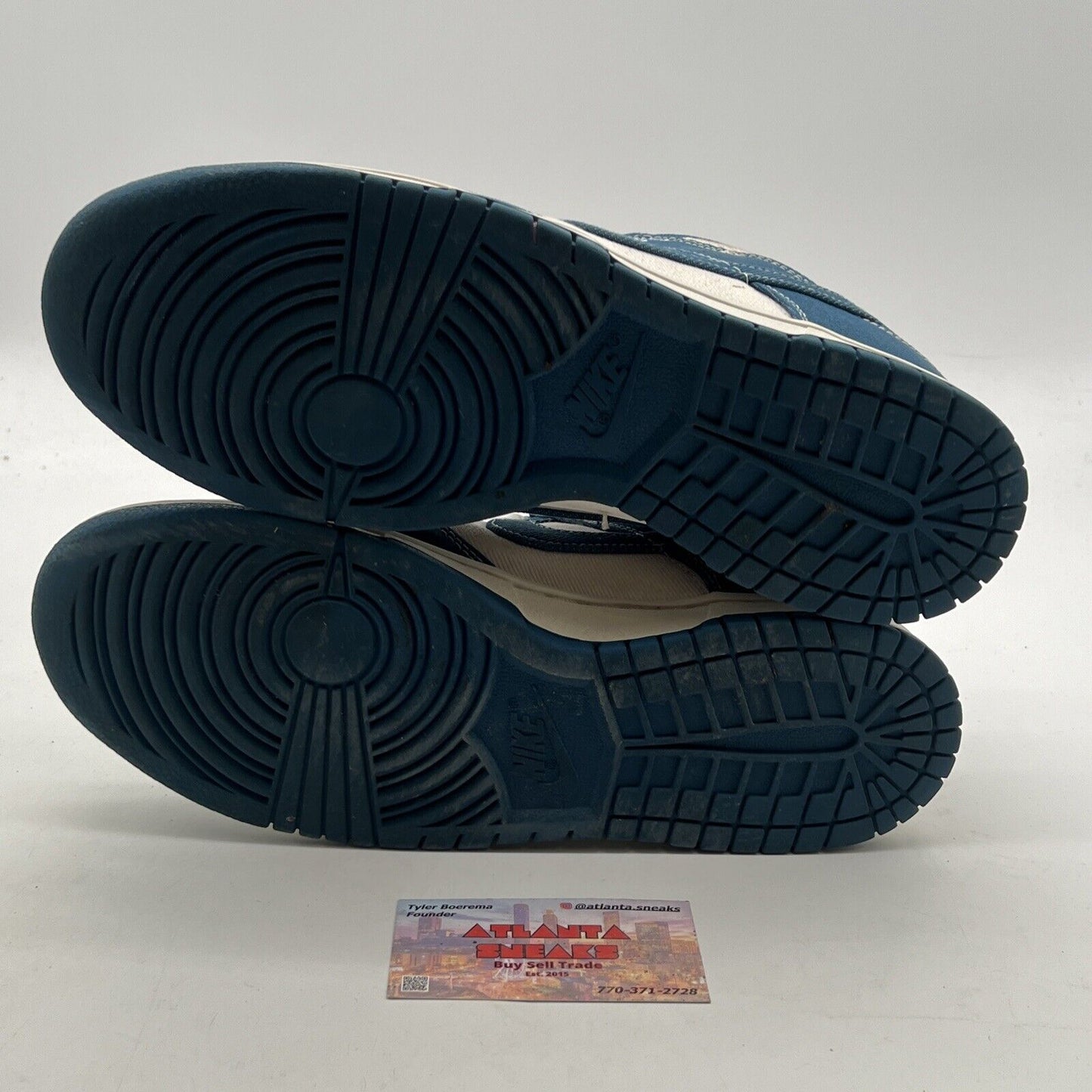 Size 9.5 - Nike Dunk Low SE Sashiko - Industrial Blue (DV0834-101)