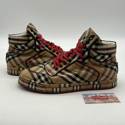 Size 8.5 - Burberry High Top Sneakers