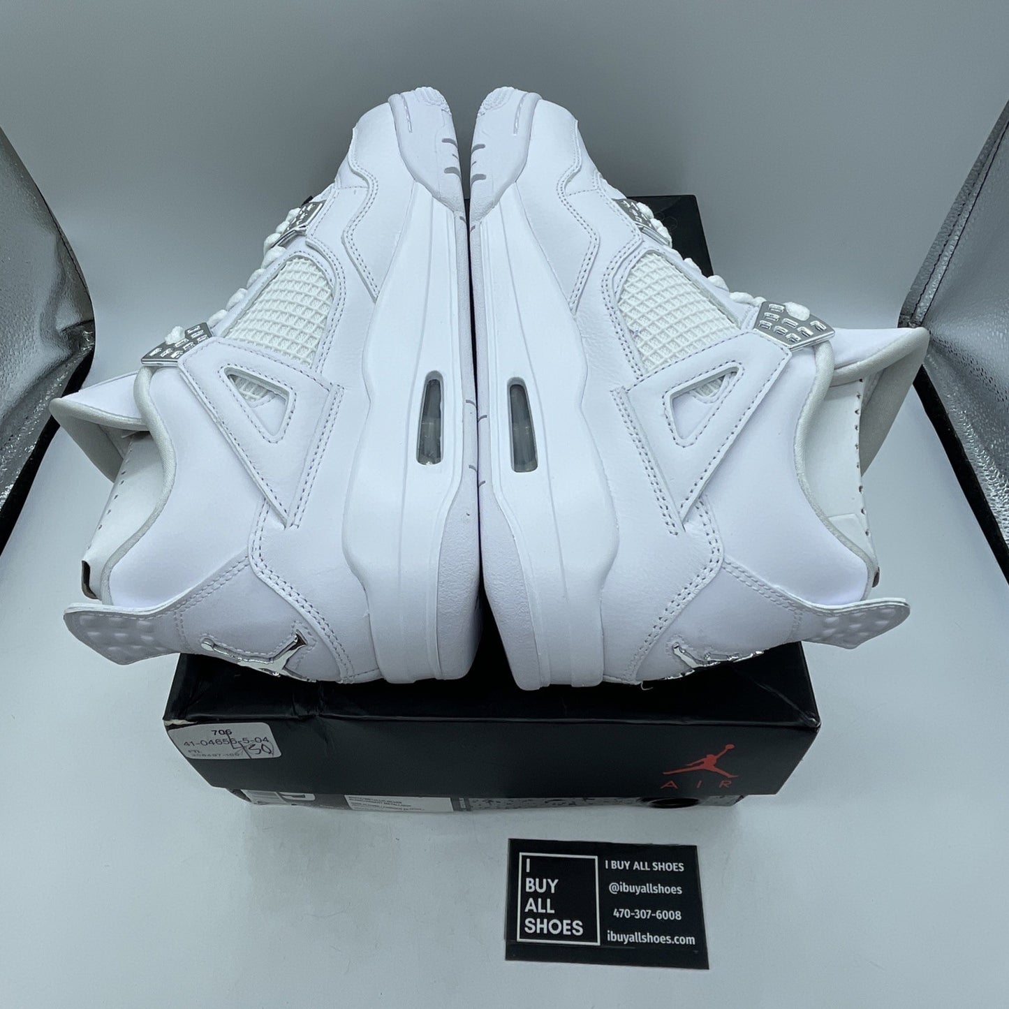 Size 9.5 - Air Jordan 4 Retro Mid Pure Money (308497-100)