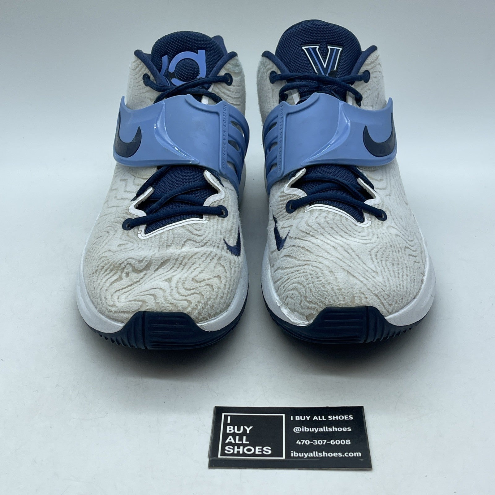Size 14 - Kd 14 Villanova Promo Away navy white PE Sample (20211115)