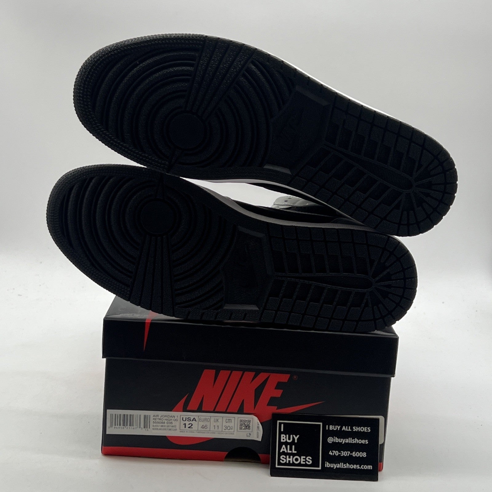 Size 12 - Air Jordan 1 Retro OG High Shadow 2.0 (555088-035)