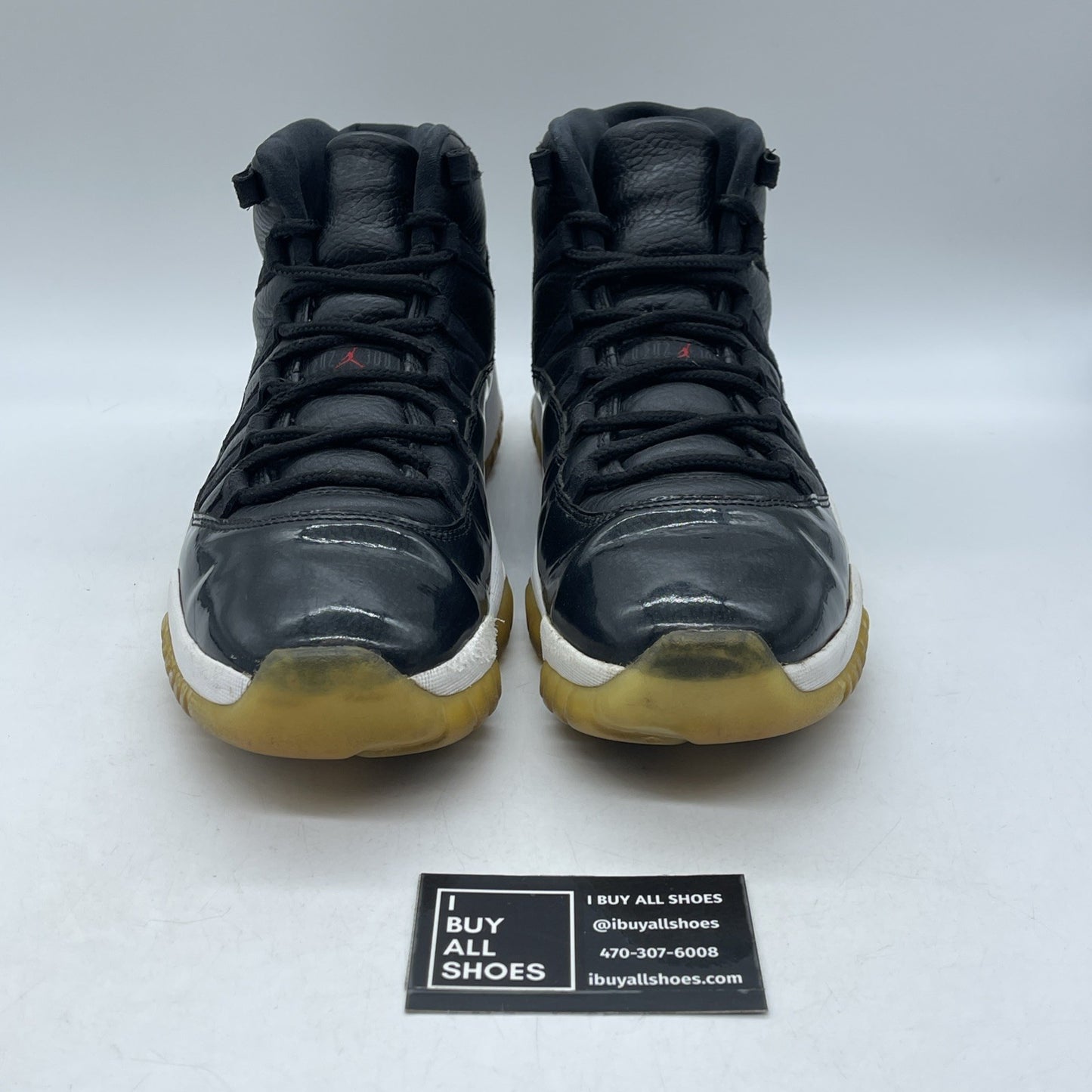 Size 11.5 - Jordan 11 Retro High Space Jam Grey Black Suede Leather (378037-003)
