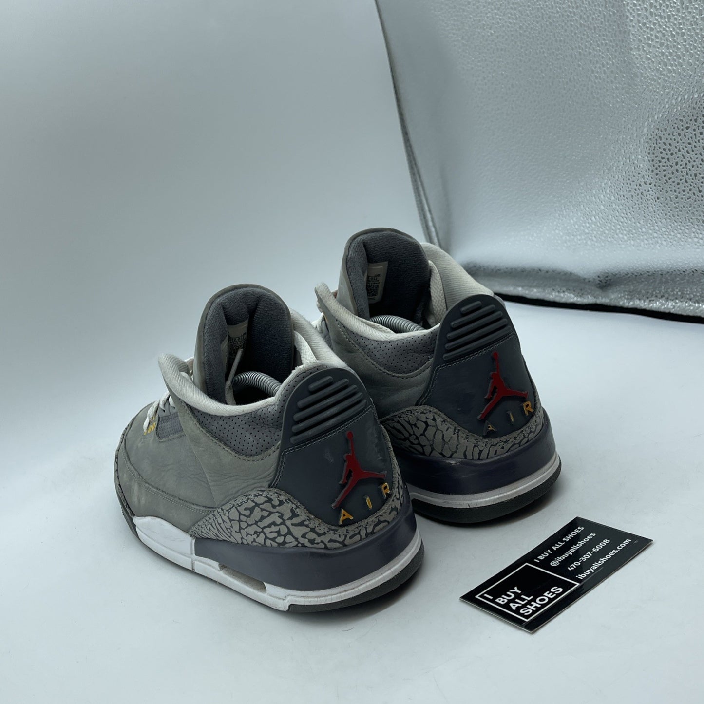 Size 11 - Jordan 3 Retro Mid Cool Grey Red Suede (CT8532-012)