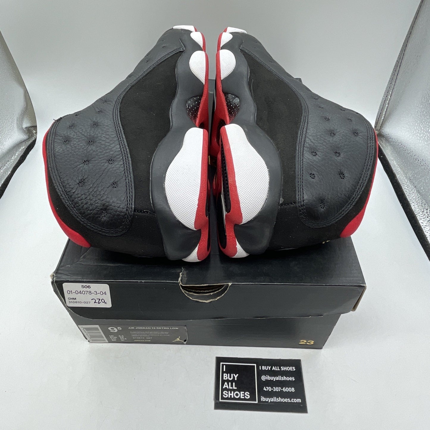 Size 9.5 - Air Jordan 13 Retro Low Bred (310810-027)
