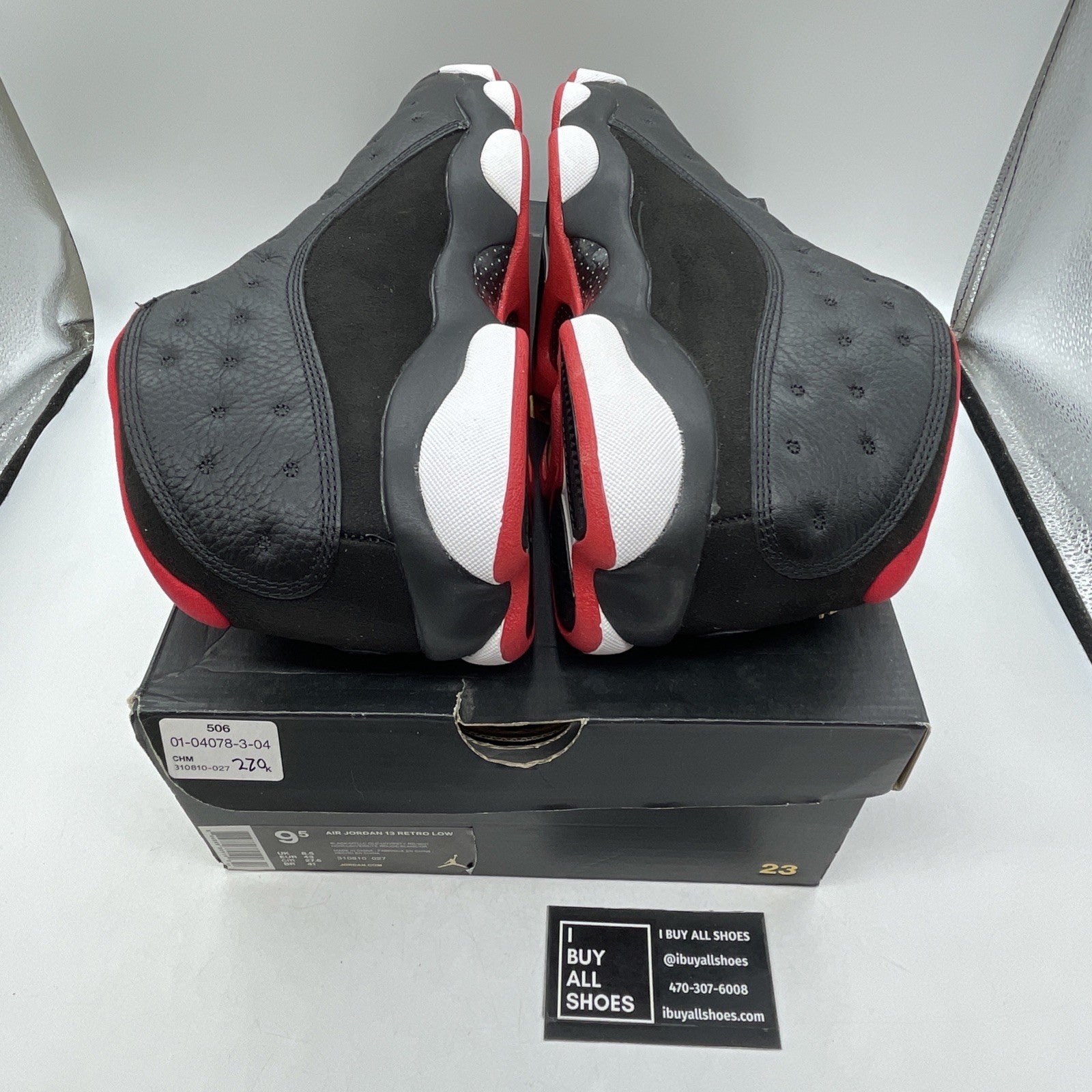 Size 9.5 - Air Jordan 13 Retro Low Bred (310810-027)