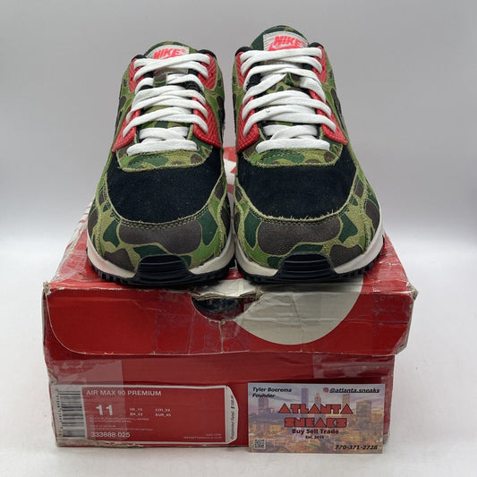 Size 11 - Nike Atmos x Air Max 90 Premium Duck Camo Suede Leather (333888-025)