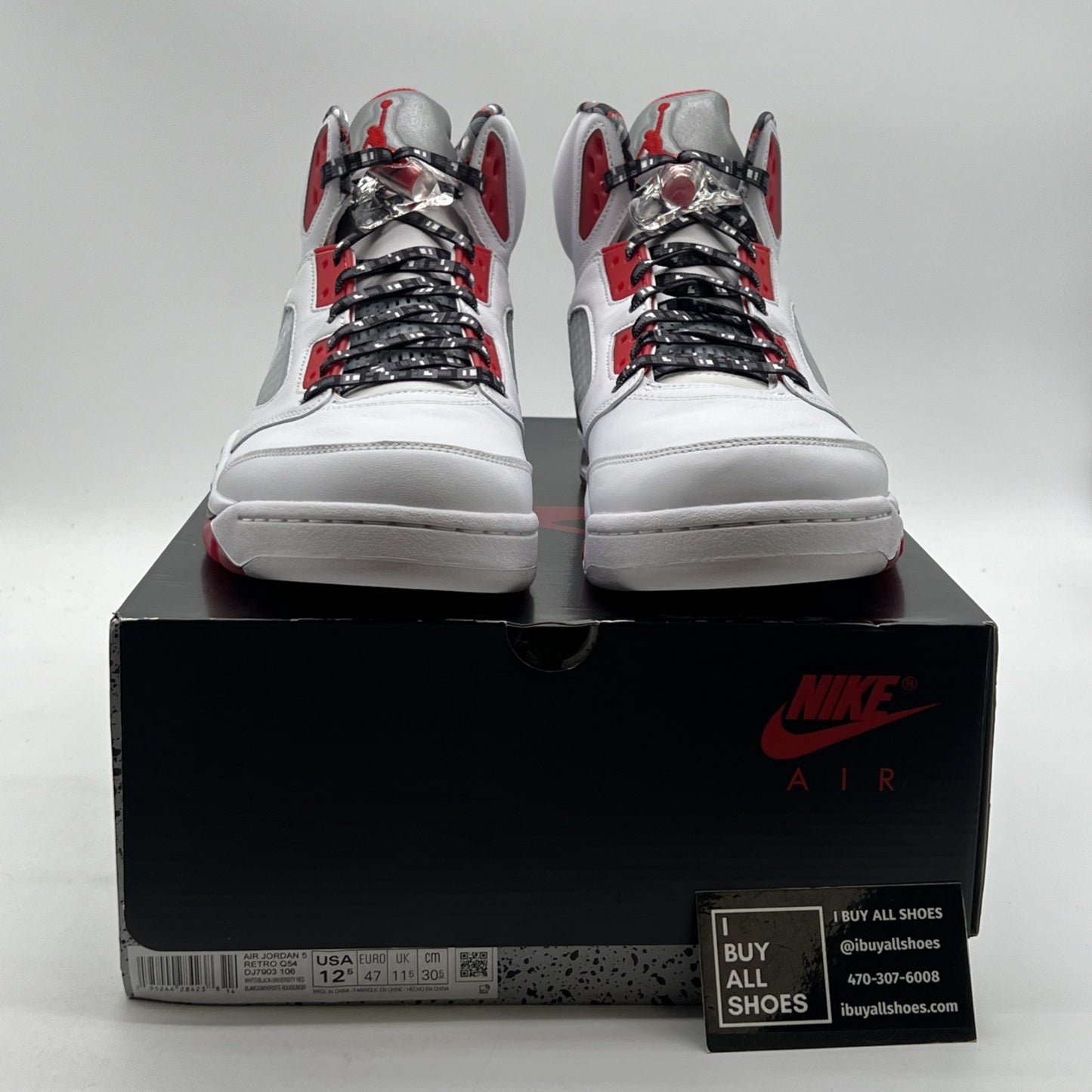 Size 12.5 - Air Jordan 5 Retro 2021 Quai 54 (DJ7903-106)