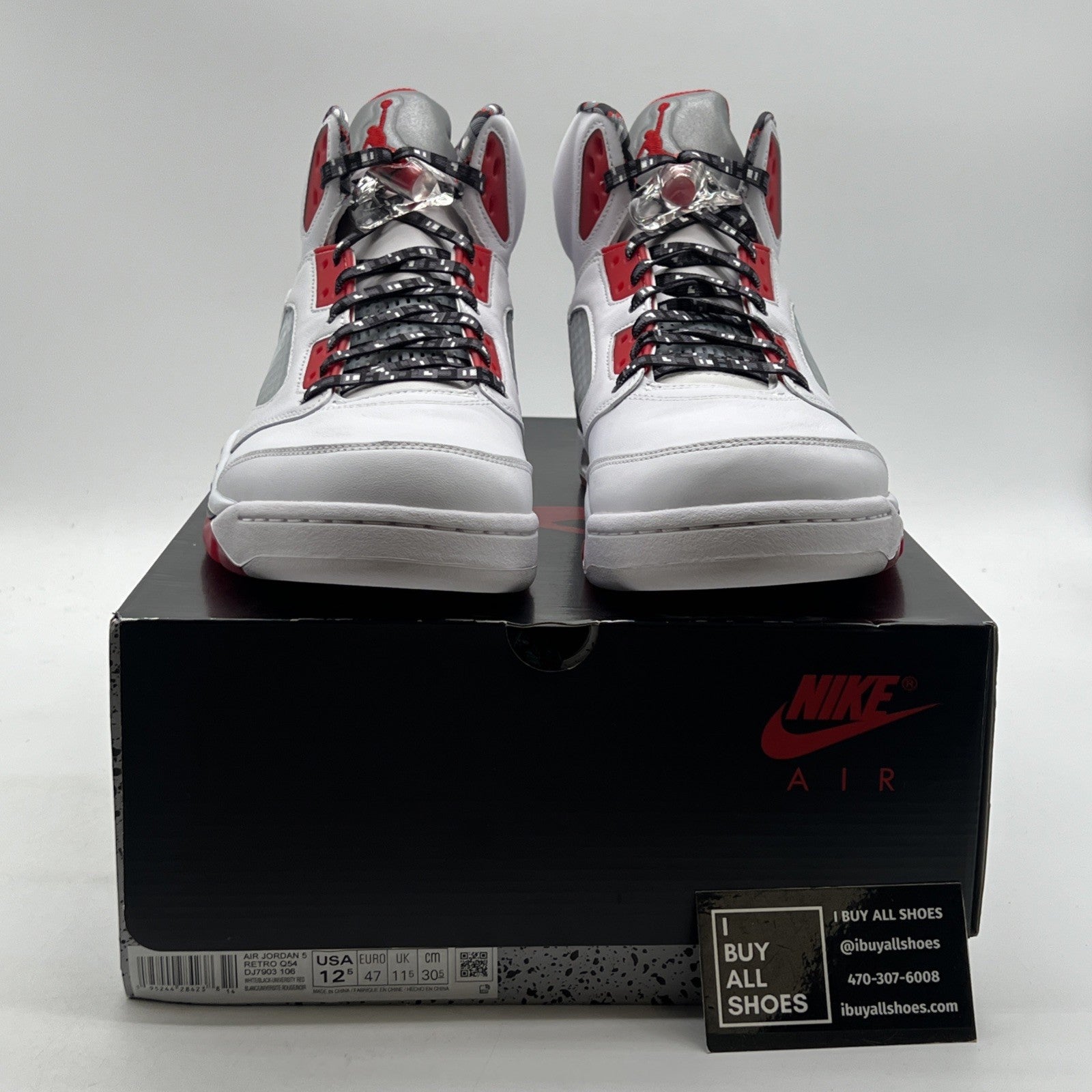 Size 12.5 - Air Jordan 5 Retro 2021 Quai 54 (DJ7903-106)