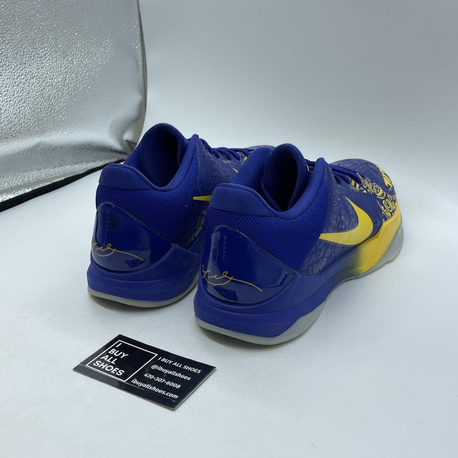Size 12 - Nike Zoom Kobe 5 Protro 2020 5 Rings Blue Yellow Suede (CD4991-400)