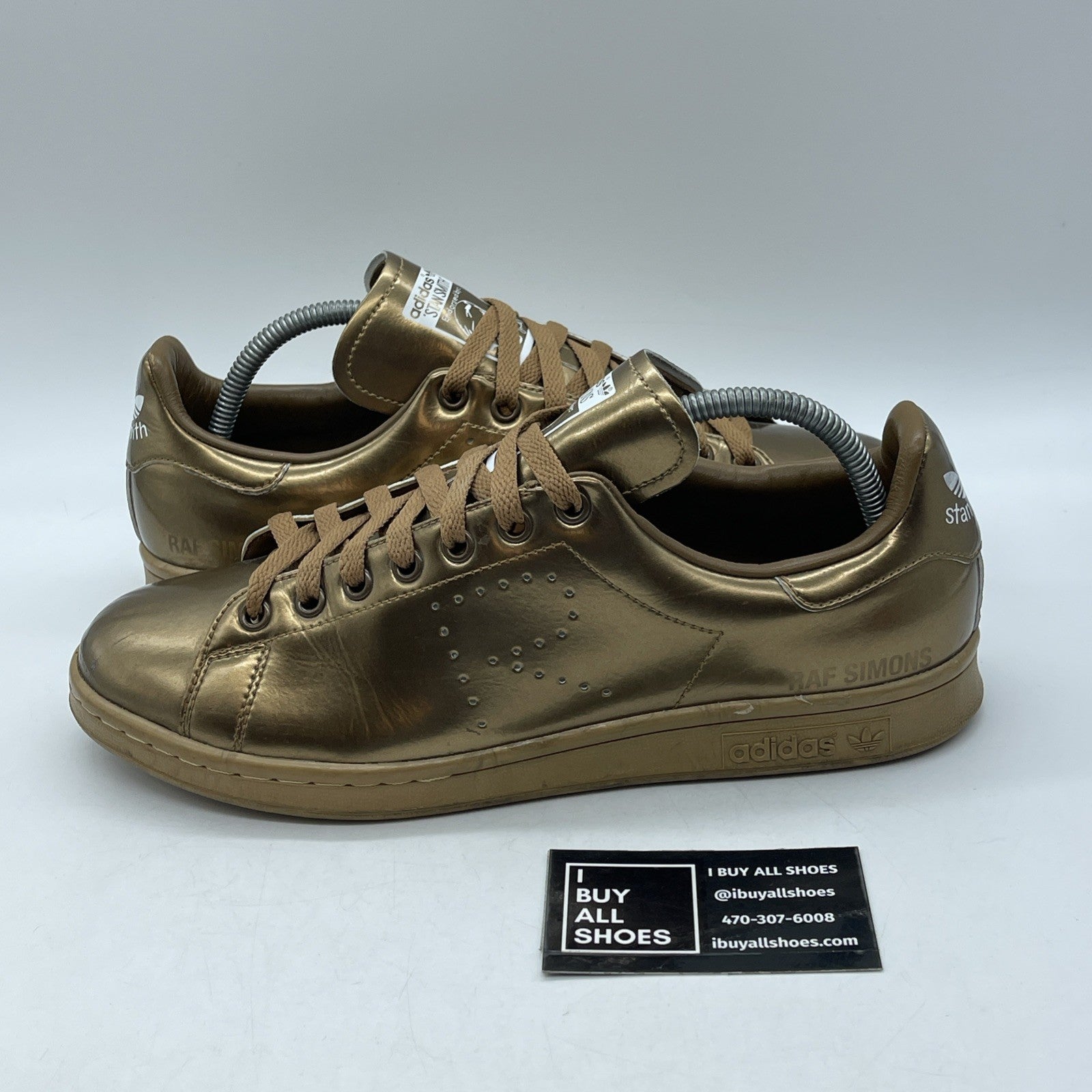 Size 9.5 - adidas Raf Simons x Stan Smith Copper Metallic Leather (S75937)