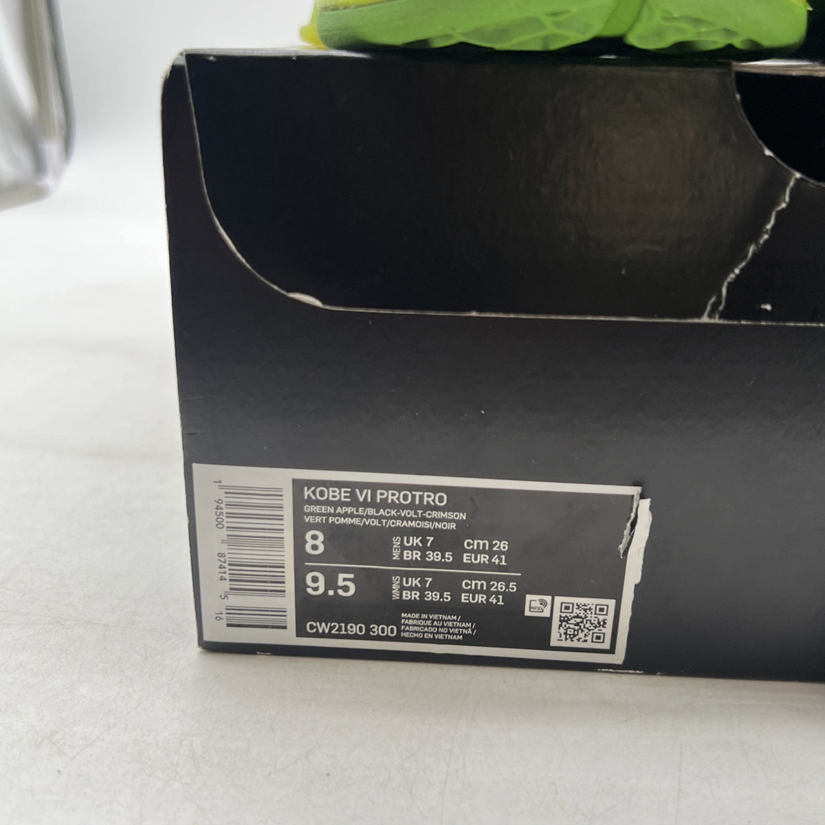 Size 8 - Nike Zoom Kobe 6 Protro Low Grinch (CW2190-300)