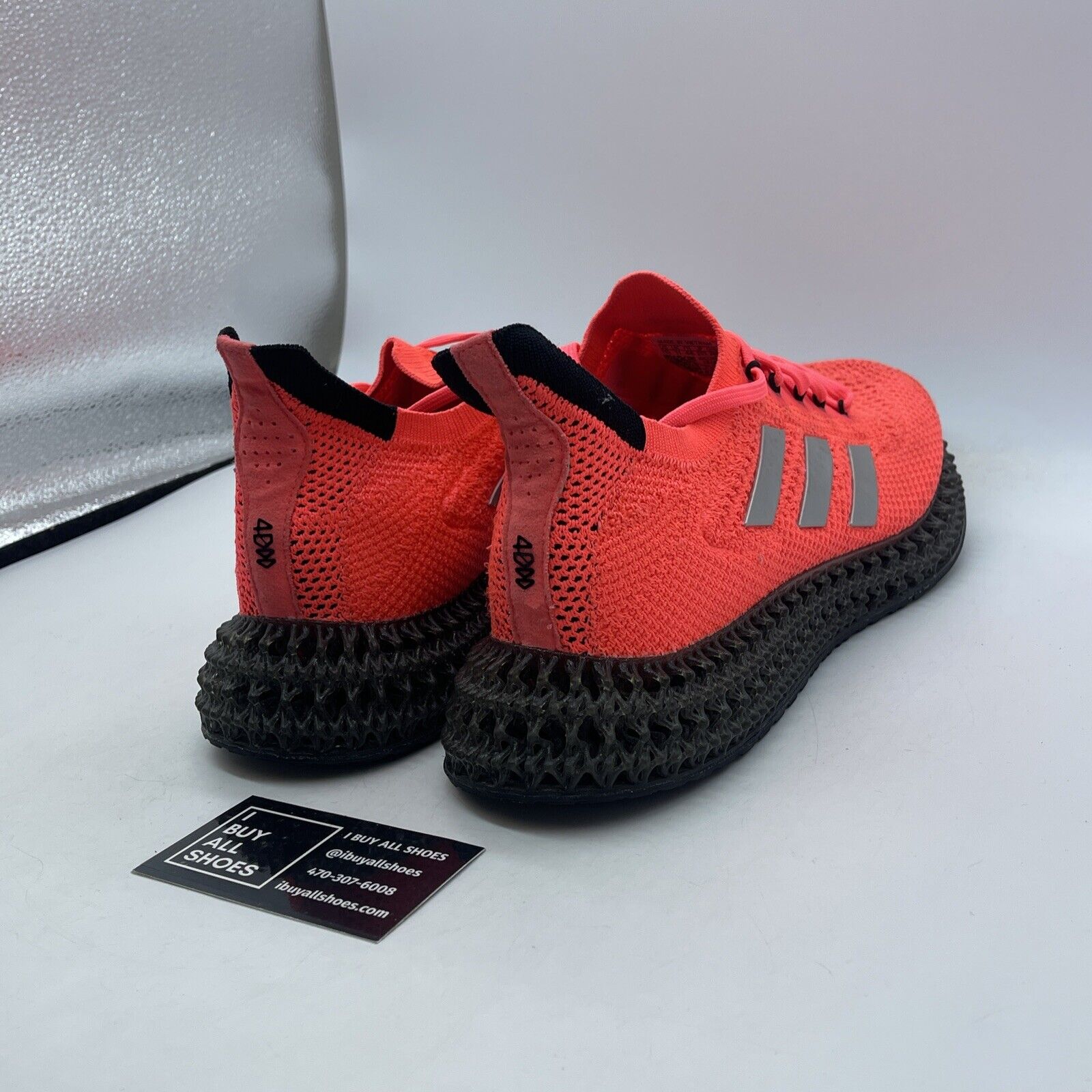 Size 11.5 - adidas 4DFWD Legacy Indigo Turbo Pink Silver Suede (GZ8619)
