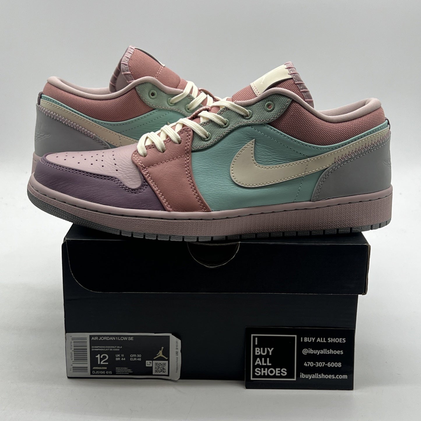 Size 12 - Air Jordan 1 SE Low Easter Pastel (DJ6196-615)