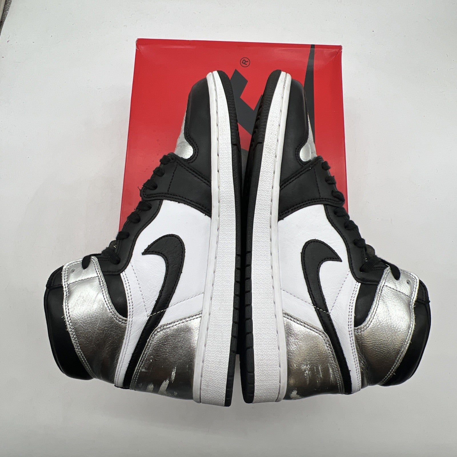 Size 10.5W - Air Jordan 1 High OG Metallic Silver (CD0461-001)