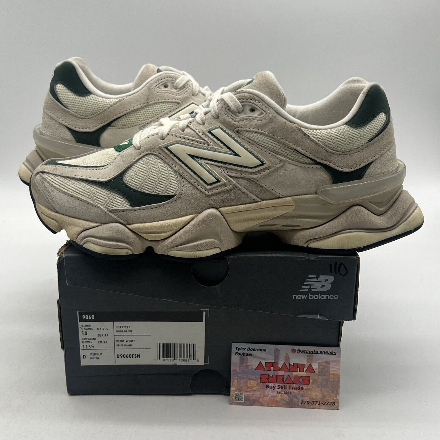 Size 10 - New Balance 9060 Footlocker Exclusive Spruce Pack (U9060FSN)