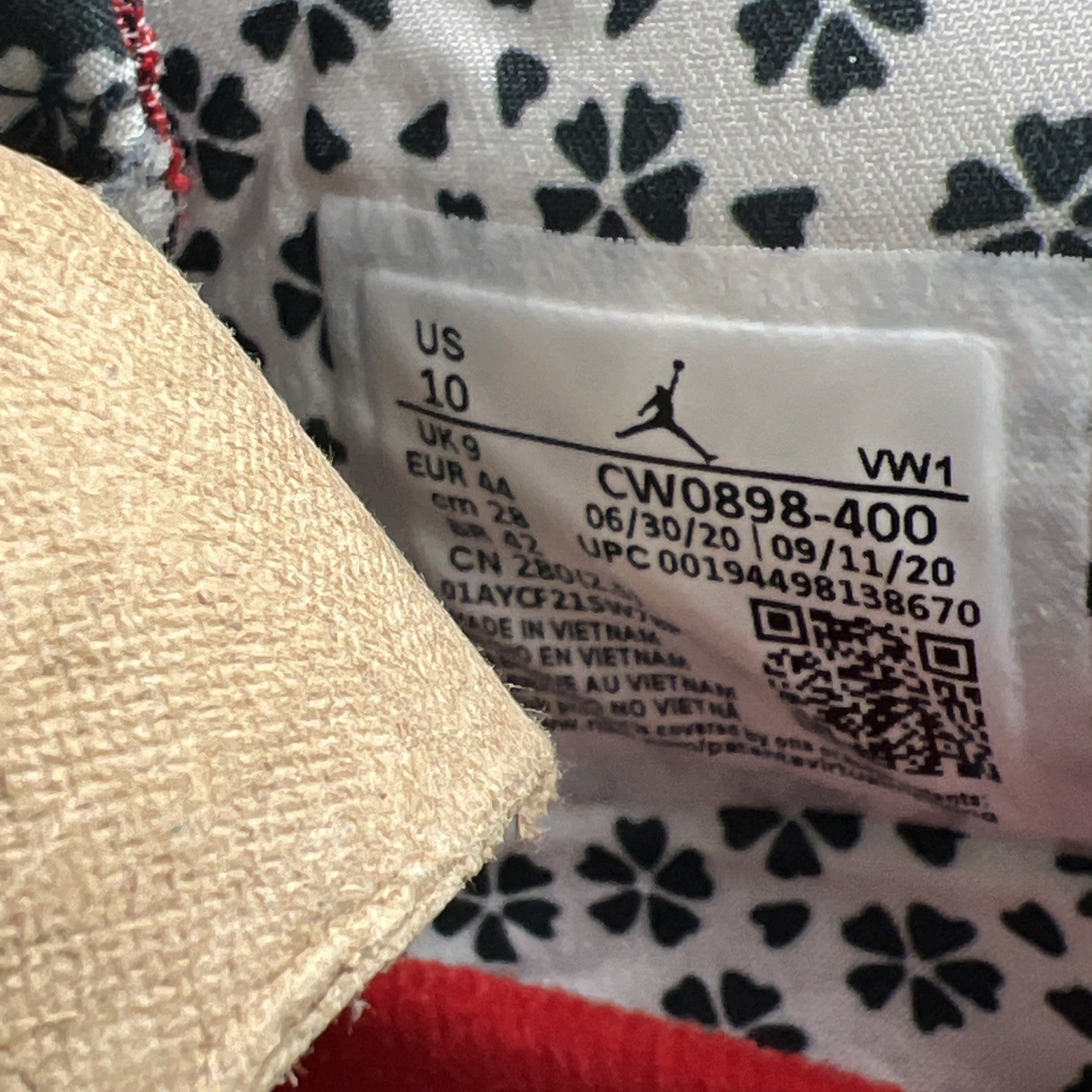 Size 10 - Air Jordan 4 Retro SE Sashiko (CW0898-400)